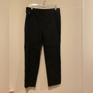 Counterparts Black Stretch Pull on Dress Pants Black 12